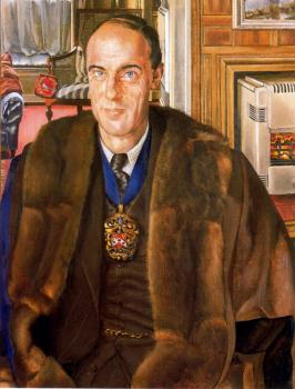 斯坦利 斯賓塞 Portrait Of J.e. Martineau 斯坦利 斯賓塞 Portrait Of J.e. Martineau